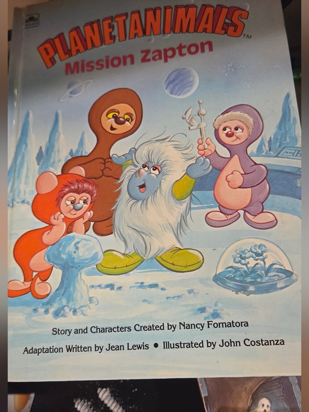 Planetanimals 'Mission Zapton' Kids Book - 1984